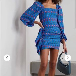 NWT RHODE MINA DRESS IN LOVE SONG PRINT